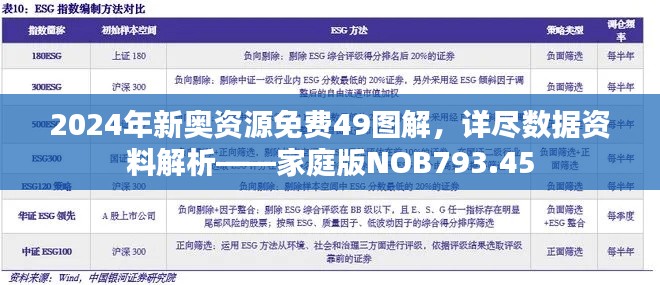 2024年新奥资源免费49图解,详尽数据资料解析——家庭版NOB793.45