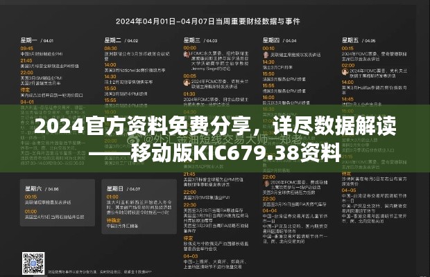 2024官方资料免费分享,详尽数据解读——移动版KIC679.38资料