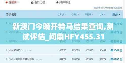 新澳门今晚开特马结果查询,测试评估_问鼎HFY455.31