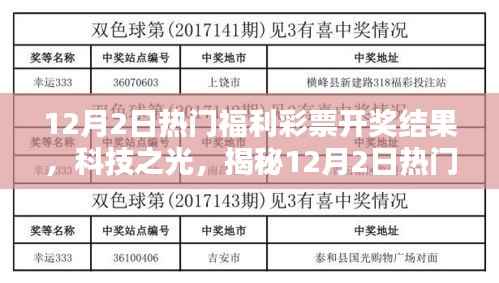 揭秘科技之光,福利彩票开奖结果揭晓,开启未来彩票新纪元!