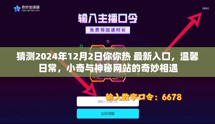 小奇与神秘网站的奇妙相遇,预测2024年最新温馨日常入口